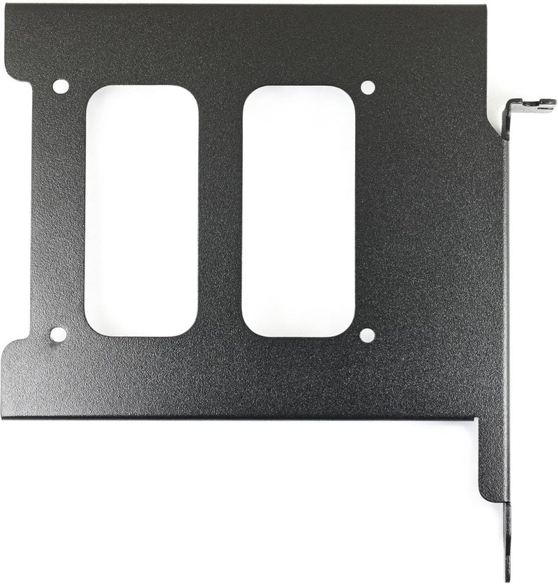 jujinglobal 2.5" to 3.5" Hard Drive Tray Holder for PCI SSD HDD Metal Mounting Steel Bracket Adapter Black - Image 3